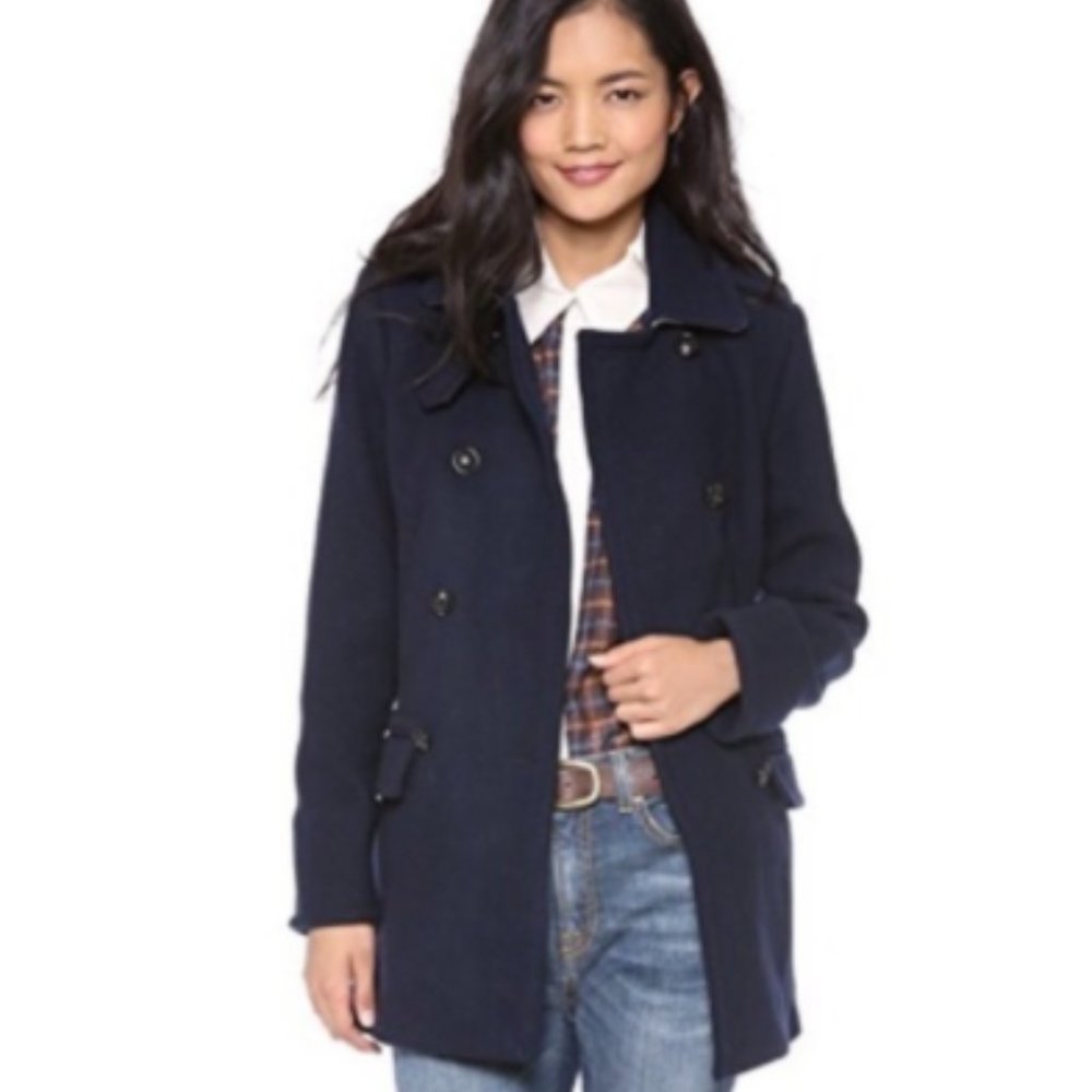 Madewell Midnight Blue Pea Coat